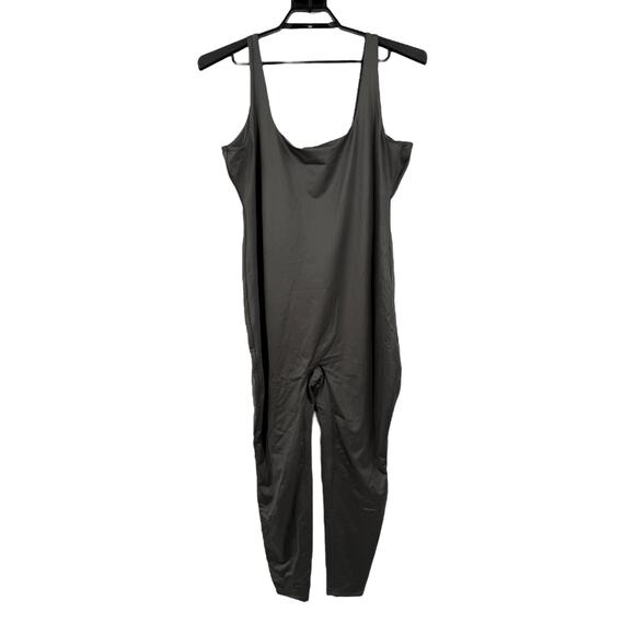 Skims Jumpsuit All in One Shine bodysuit gray size 4X - Picture 1 of 5